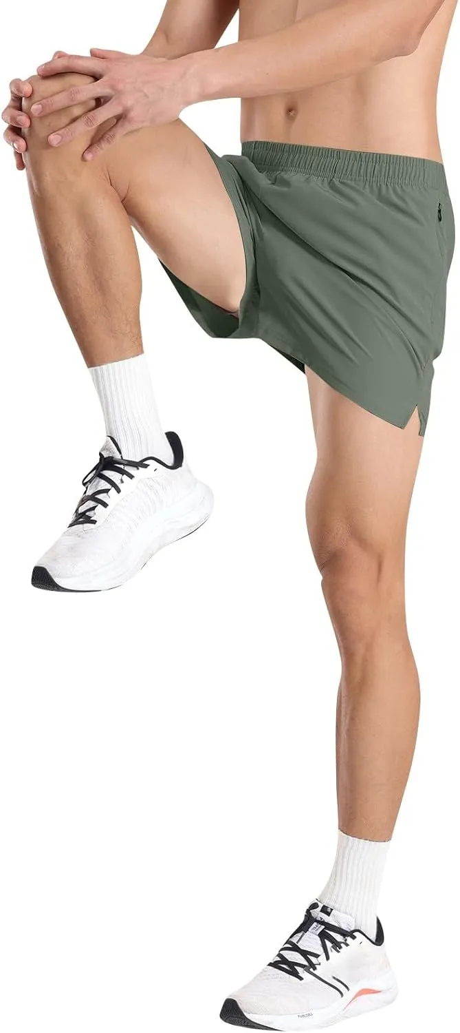 Men's Athletic Shorts Loose-Fit Lightweight Quick Dry Running Workout Gym Casual Shorts with Pockets