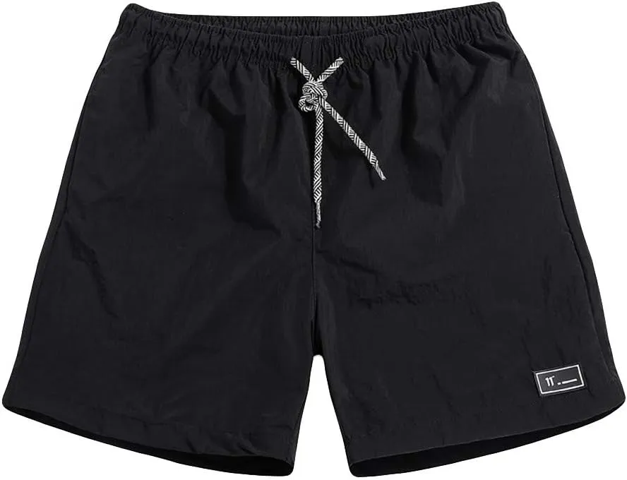 Mens Bathing Suit Printed Beach Short Casual Loose Fashion Shorts Loose Tether Lightweight and Comfortable Summer