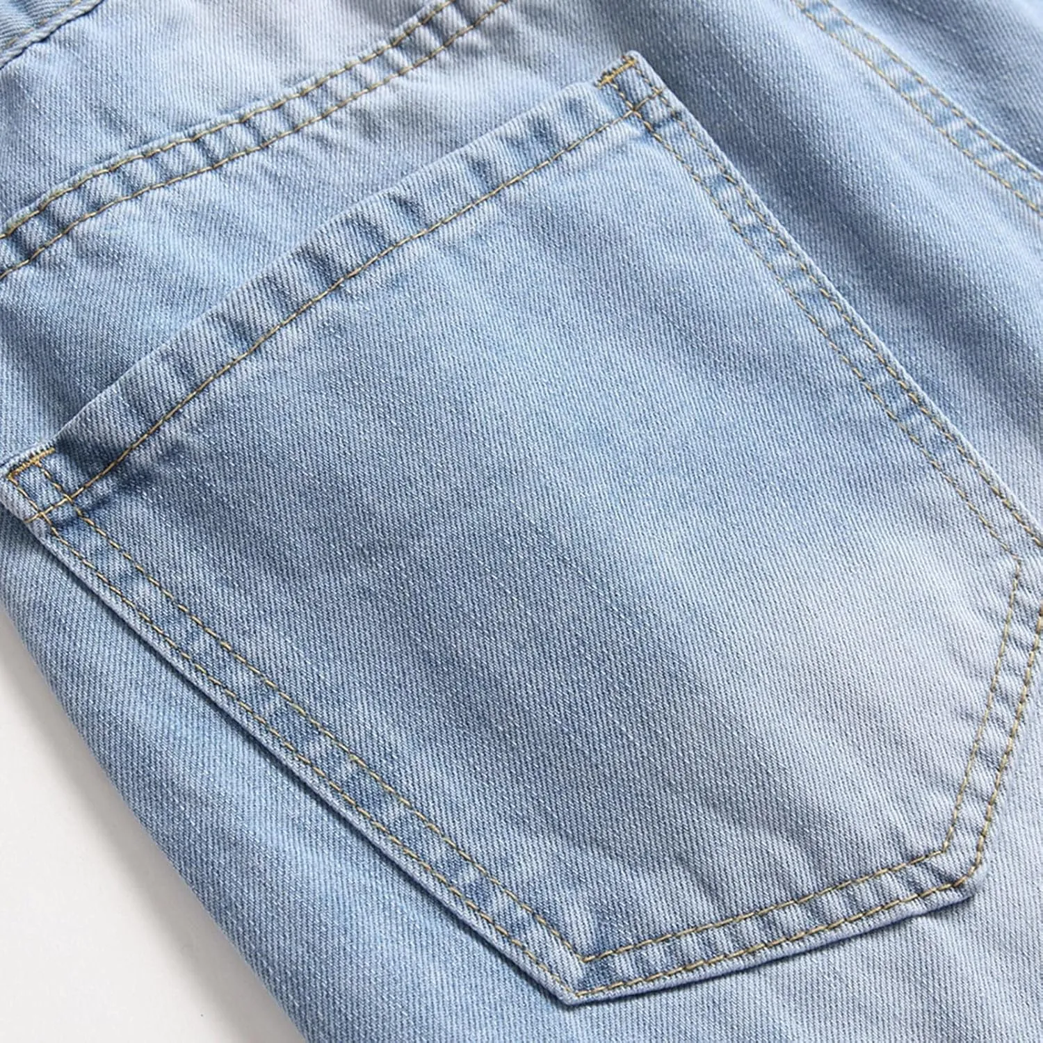 Men's Fashion Brand High Street Buckle Zipper Denim Long Pants Trousers Mens Jean Mens Fitted Jeans Jean