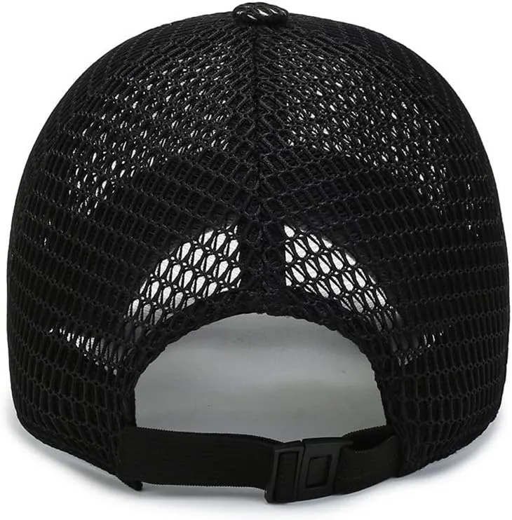 Men's Hat Net Gauze Shade Extended Brim Cap Duck Tongue Cap Casual Outdoor Fishing Breathable Baseball Cap