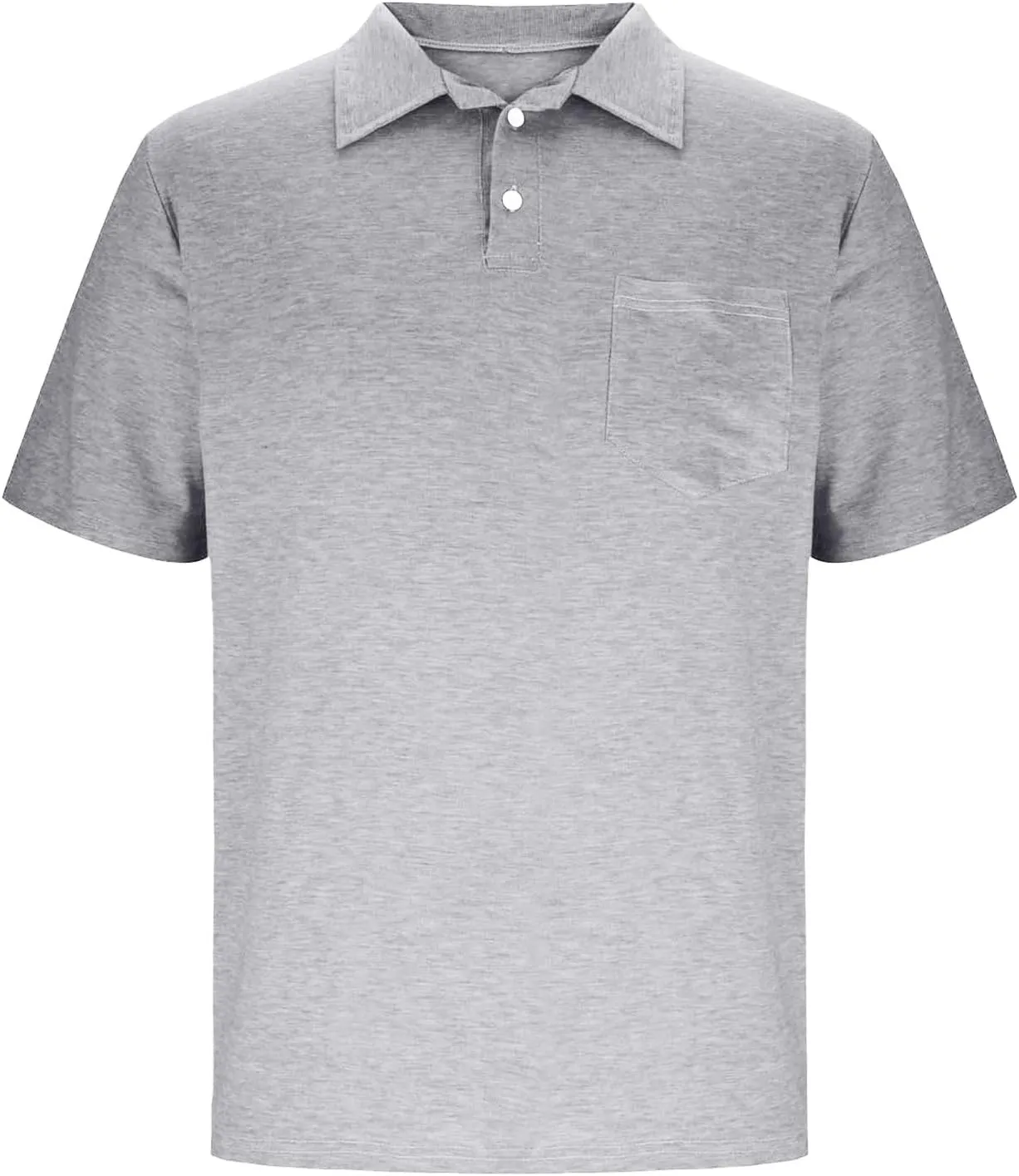 Men's Pique Polo Shirts Trendy Short Sleeve Quick Dry Performance Golf Shirt Summer Daily Casual Colalred T-Shirts
