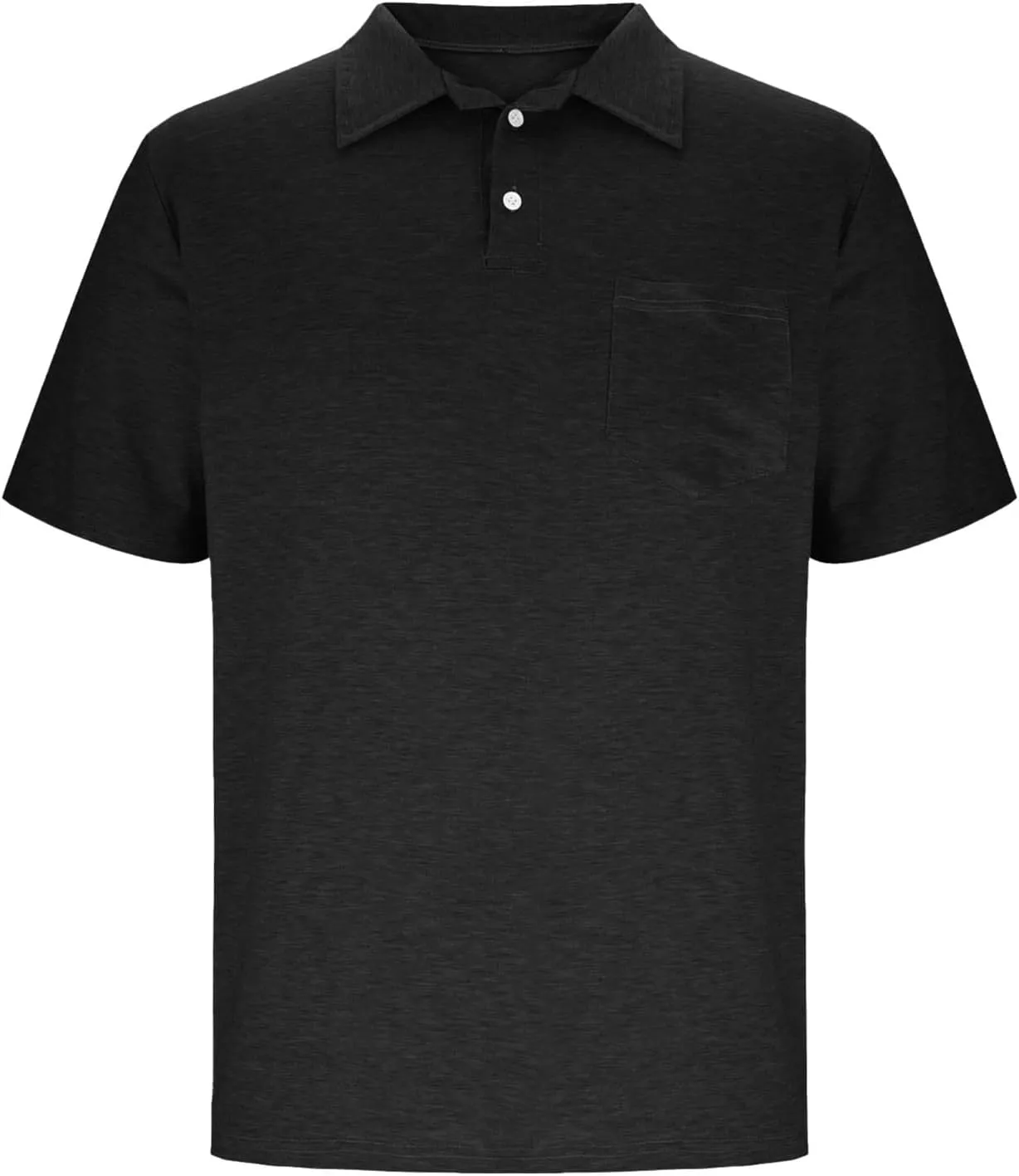 Men's Pique Polo Shirts Trendy Short Sleeve Quick Dry Performance Golf Shirt Summer Daily Casual Colalred T-Shirts