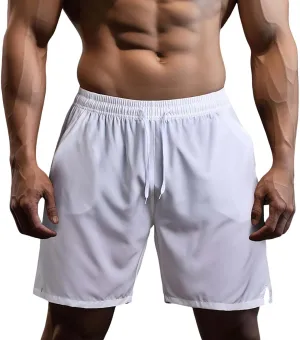 Men's Running Basketball Shorts Gym Workout Lightweight Athletic Short Pants Bodybuilding Quick Dry Jogging Shorts