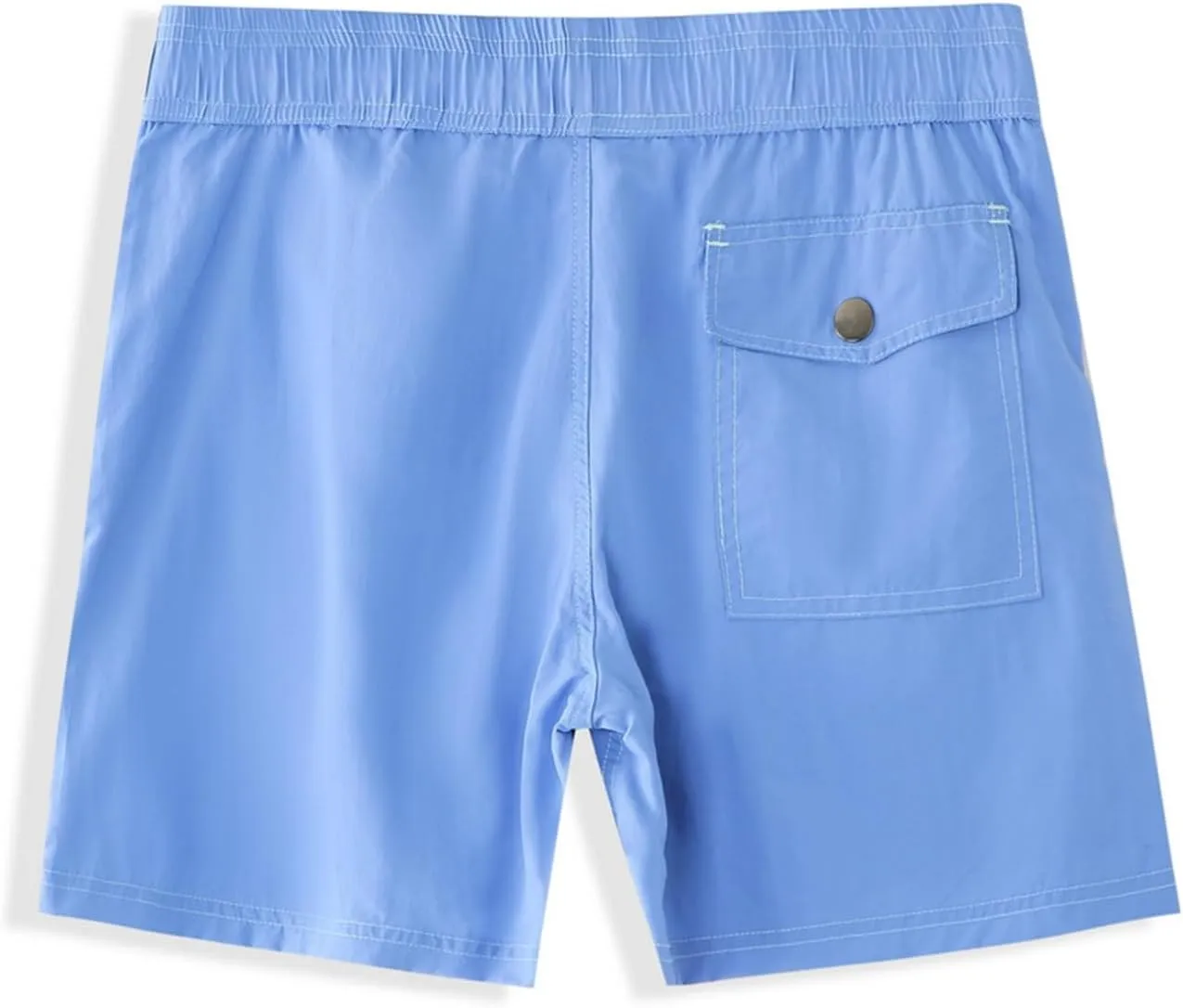 Mens Swim Trunks Quick Dry Hawaiian Board Shorts Stretchy Bathing Suit Swimwear with Pockets