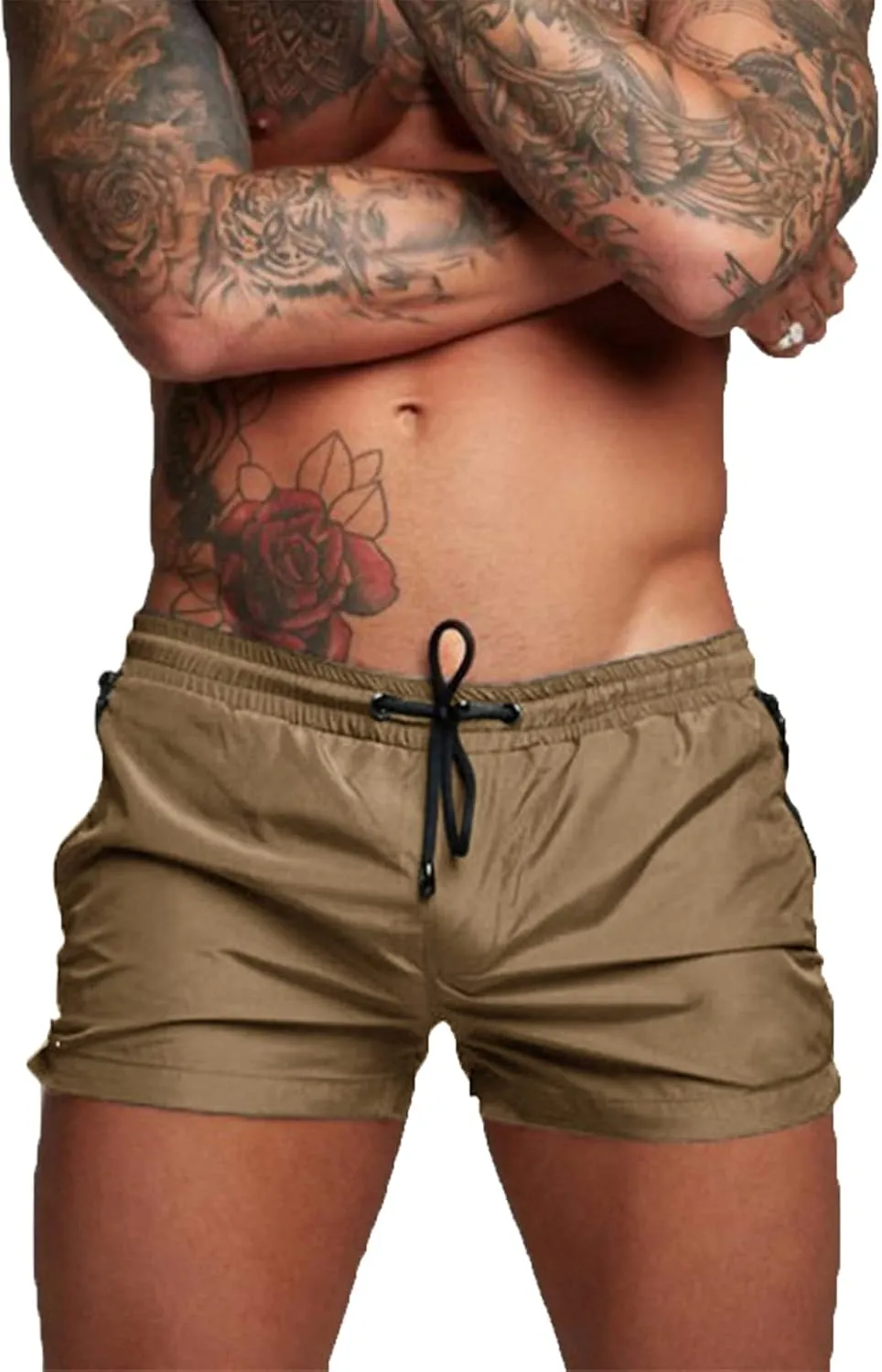 Men's Swimming Trunks,Summer Quick Dry Swimwear Shorts Pants for Beach Hotspring Surfing Casual Training Pants M-XXL