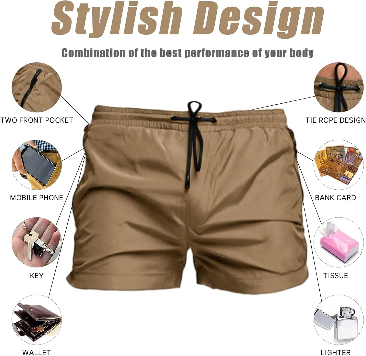 Men's Swimming Trunks,Summer Quick Dry Swimwear Shorts Pants for Beach Hotspring Surfing Casual Training Pants M-XXL