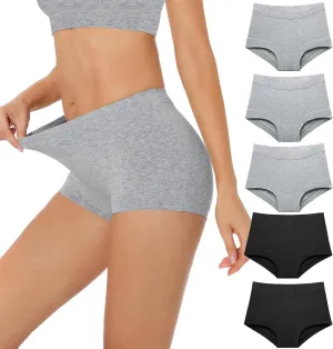 Migbean Boy Shorts Underwear for Women - Boxers for Women,womens Cotton Underwear,Boyshorts for Women,Cotton Boyshorts