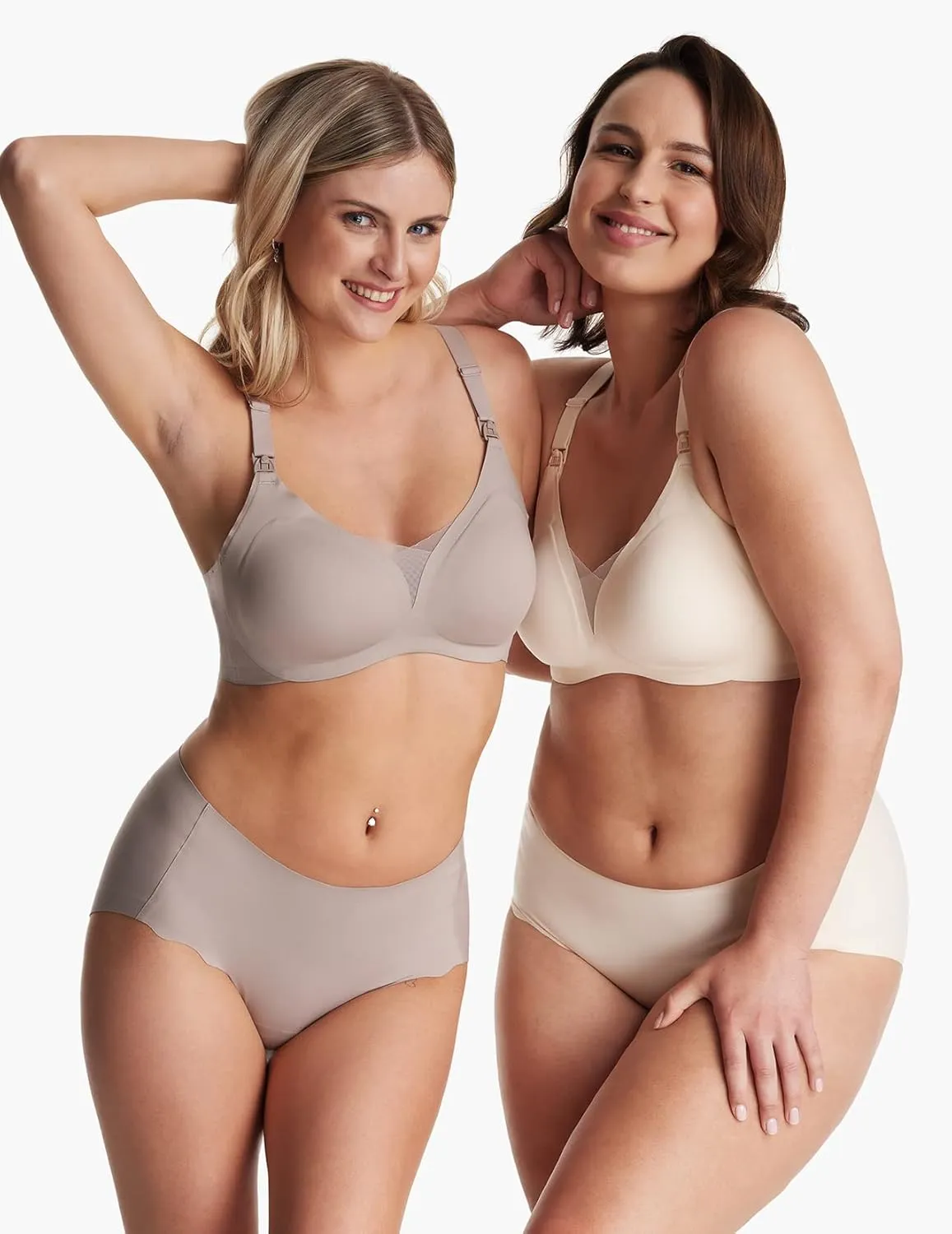 Momcozy Nursing Bras for Breastfeeding, Comfort Maternity Bra Buttery Soft Seamless Sleep Pregnancy Bra
