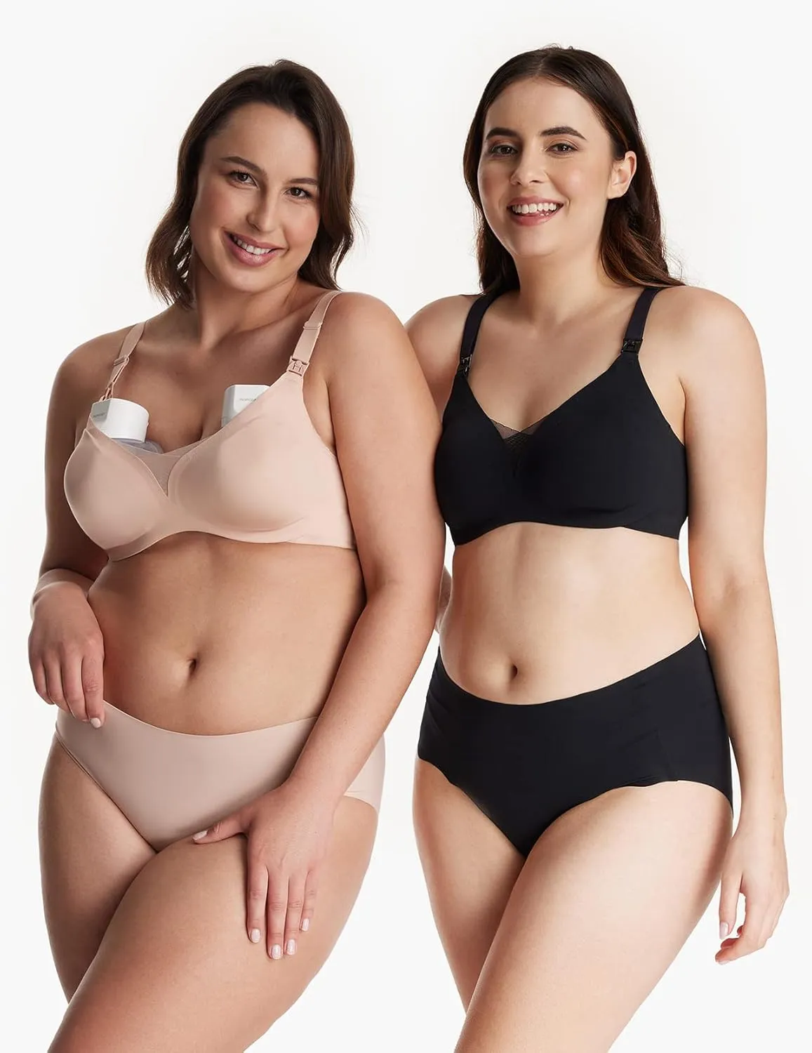 Momcozy Nursing Bras for Breastfeeding, Comfort Maternity Bra Buttery Soft Seamless Sleep Pregnancy Bra