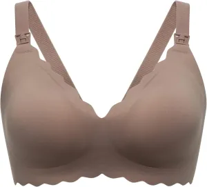Momcozy Nursing Bras for Breastfeeding, Seamless Pregnancy Maternity Bra Wireless Classic Jelly Strip Support Nursing Bra