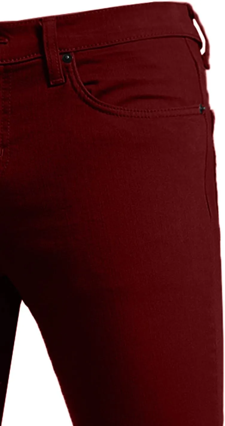 NE PEOPLE Mens Basic Classic Solid Color Skinny Fitted Stretch Jeans (26-40)