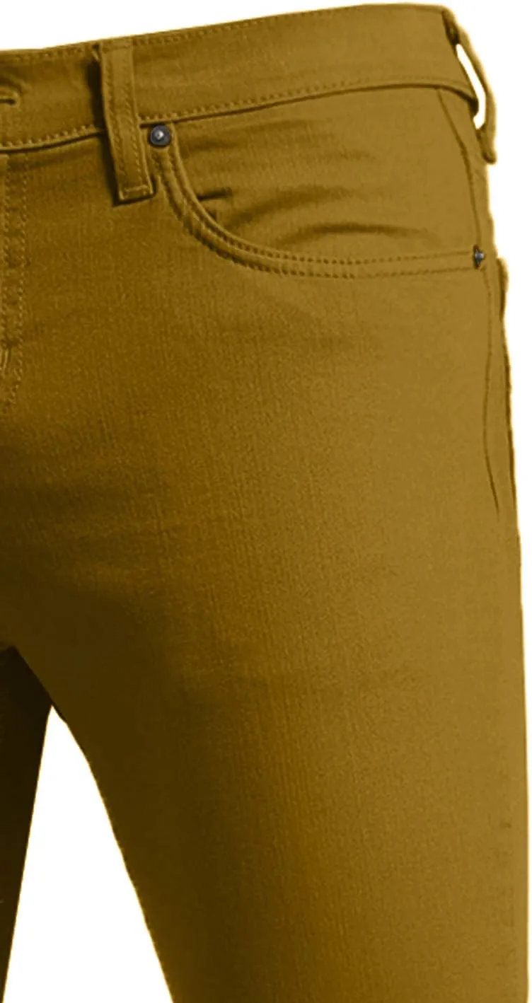 NE PEOPLE Mens Basic Classic Solid Color Skinny Fitted Stretch Jeans (26-40)
