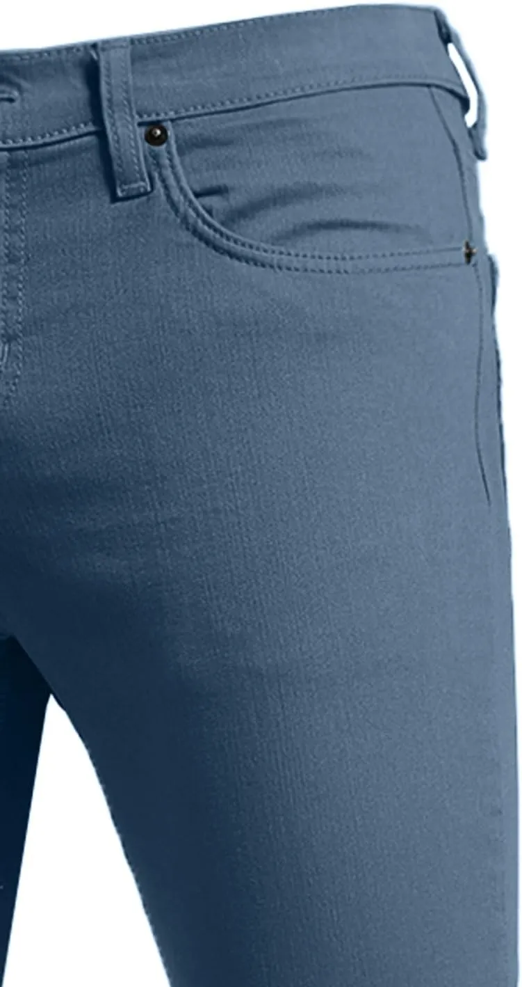 NE PEOPLE Mens Basic Classic Solid Color Skinny Fitted Stretch Jeans (26-40)
