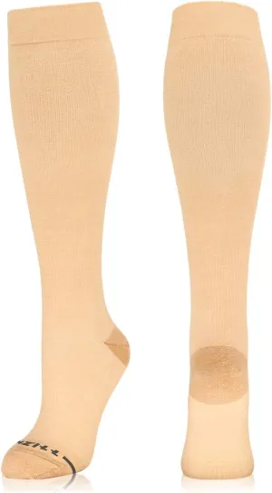 NEWZILL Compression Dress Socks for Men & Women | Cotton Rich Comfortable Socks 15-20mmHg | BEST Stockings for Business Casual Running Medical Athletic Edema Diabetic