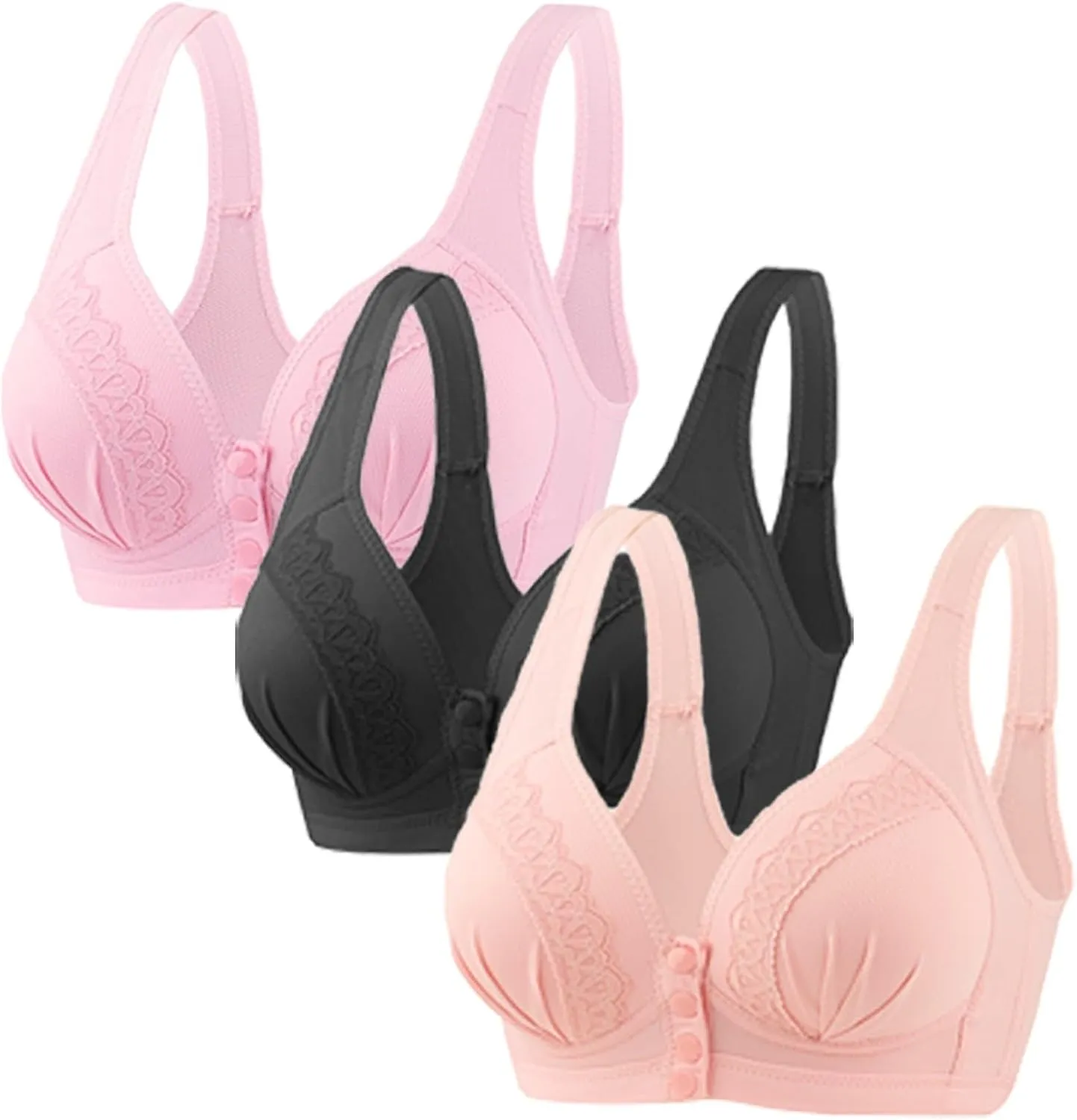 Nursing Bras for Breastfeeding Classic Pregnancy Bra Maternity Bra Breathable Nursing Bras Sleep Bra