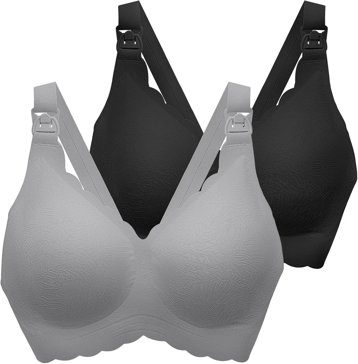 Nursing Bras for Breastfeeding, Seamless Ultra Comfort Maternity Bra, Natural Shape Pregnancy Bras for Women