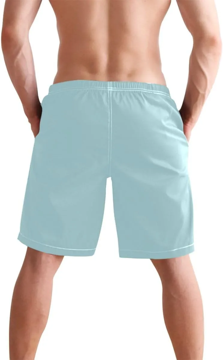 ODAWA Peach Trunks for Men Quick Dry Men Swimming Trunks with Mesh Liner