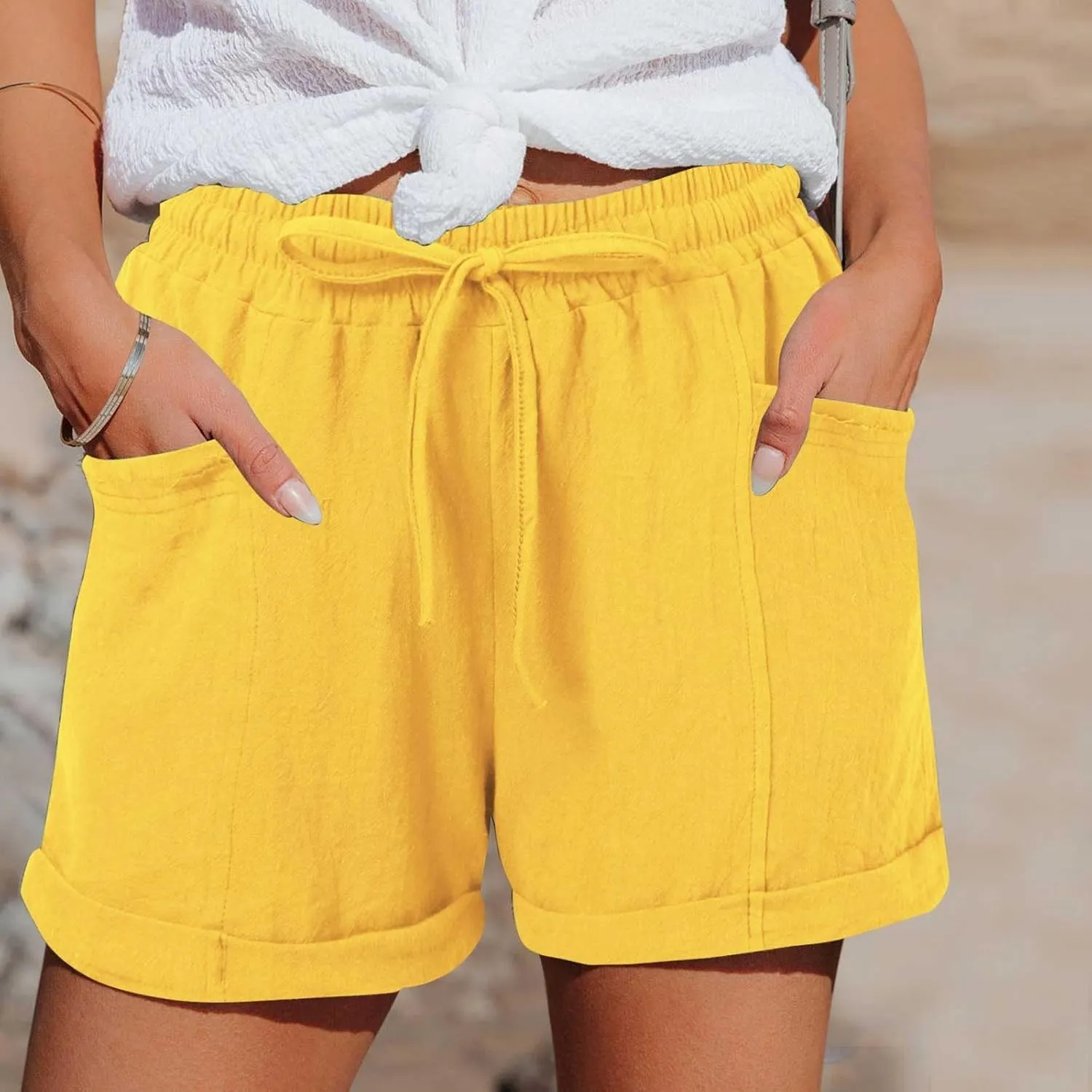 Plus Size Shorts for Women Lounge Walking Athletic Long Shorts Casual Sweat Shorts Hiking Trousers Pants Athletic Wear