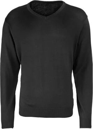 Premier Mens V-Neck Knitted Sweater