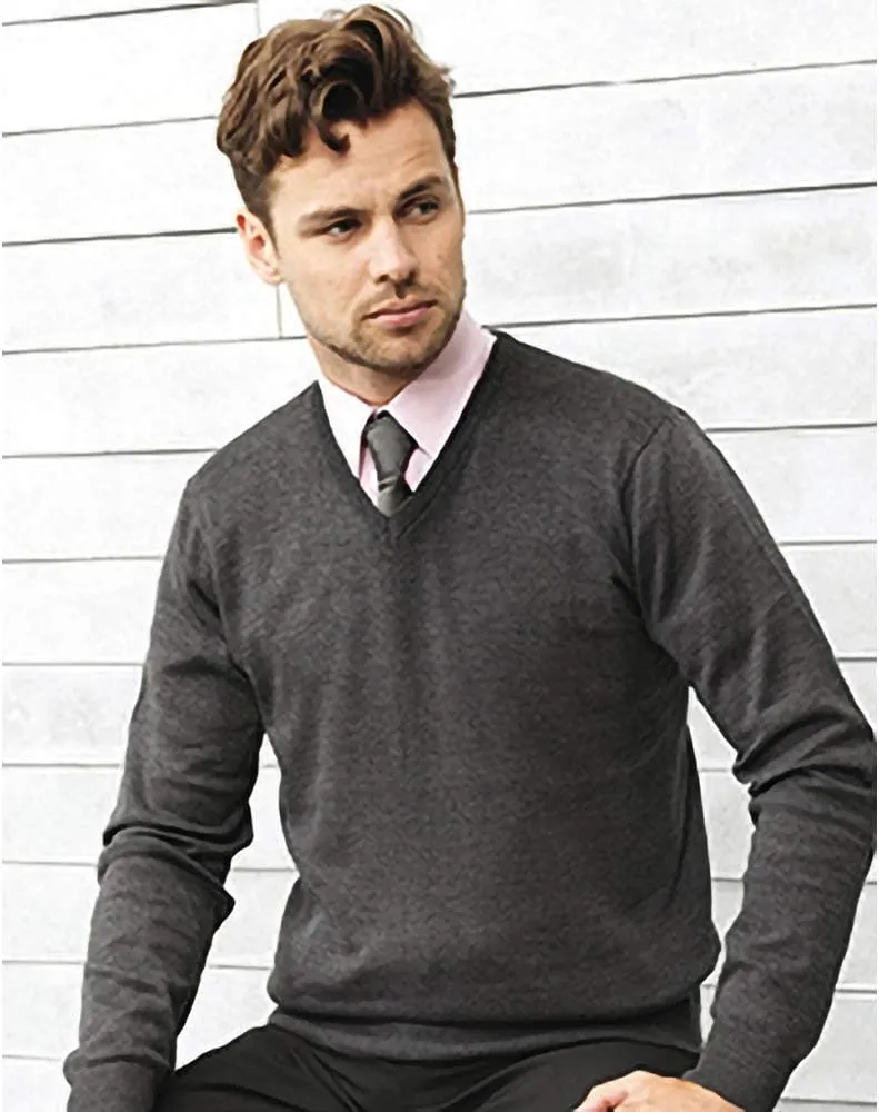 Premier Mens V-Neck Knitted Sweater