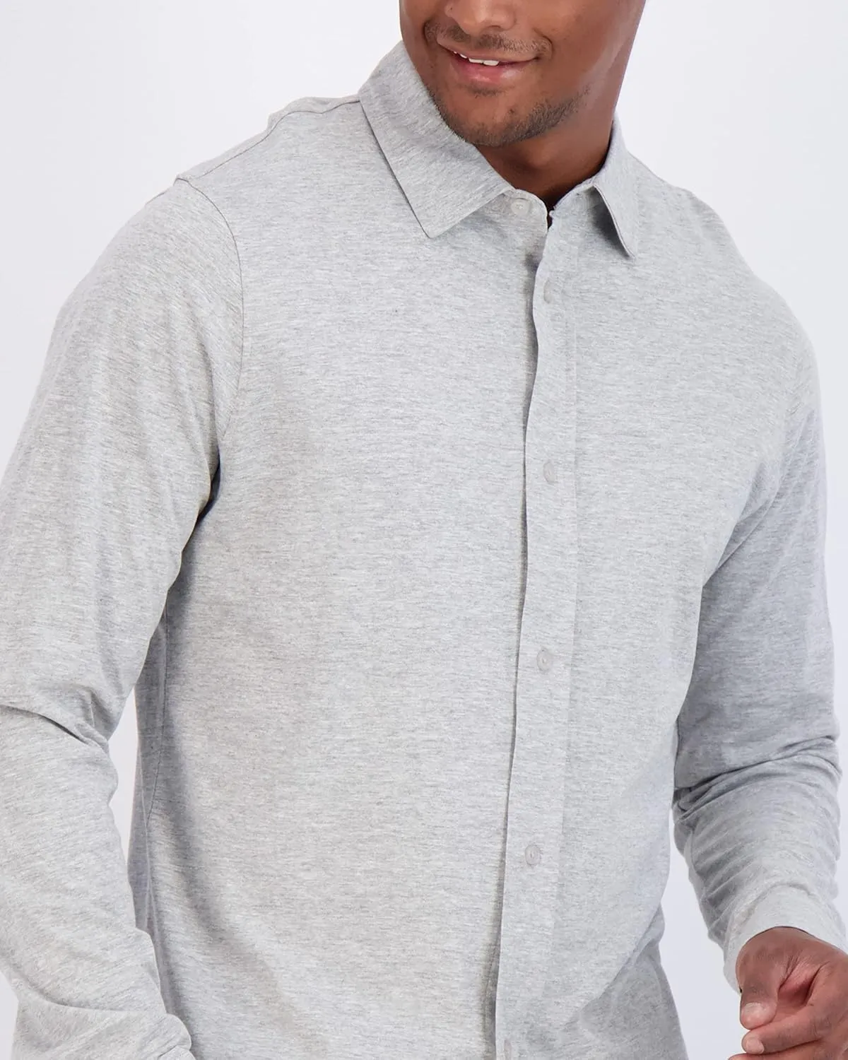 Real Essentials 3-Pack: Men's Classic Style Casual Long Sleeve Button Down Collared Shirt (Available in Big & Tall)
