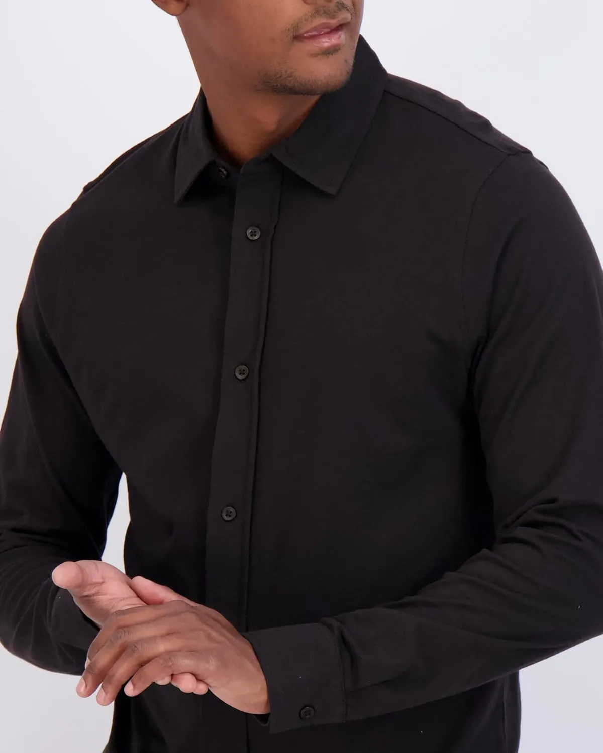 Real Essentials 3-Pack: Men's Classic Style Casual Long Sleeve Button Down Collared Shirt (Available in Big & Tall)