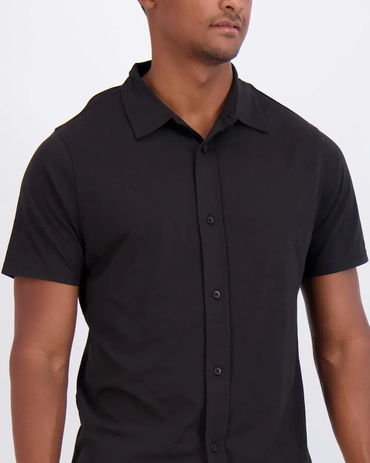 Real Essentials 3-Pack: Men's Regular Fit Casual Short Sleeve Button Down Shirt (Available in Big & Tall)