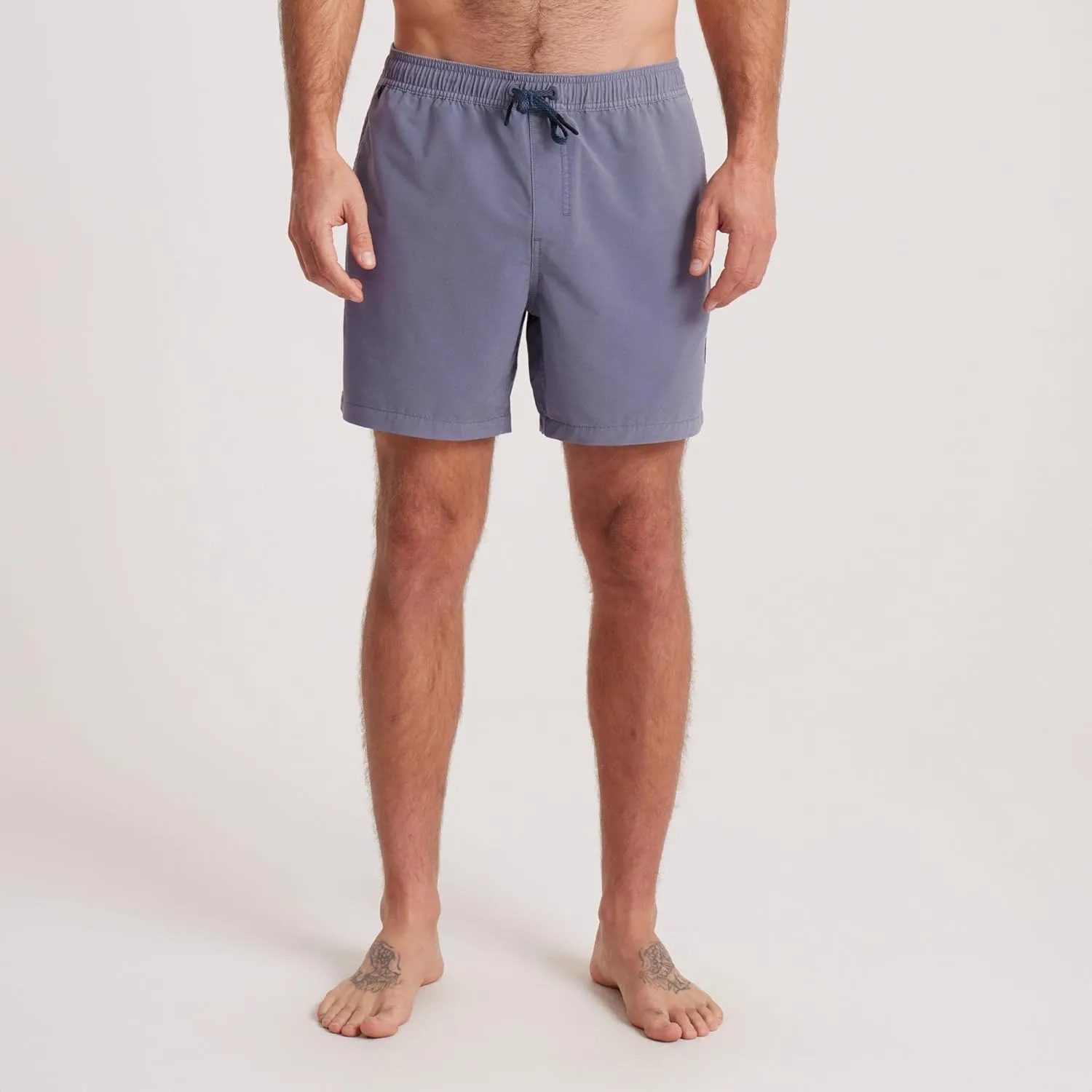 Roark Shorey Mens Swim Trunks  Quick-Dry 4-Way Stretch, Elastic Waist, Back Pocket, Lightweight Swim Shorts for Beach