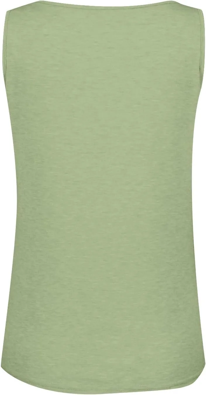 Sleeveless Womens Tank 2024 V-Neck Loose Tshirt Floral Printed Comfy Vest Flowy Daily Ladies Deep Side Cut Dressy