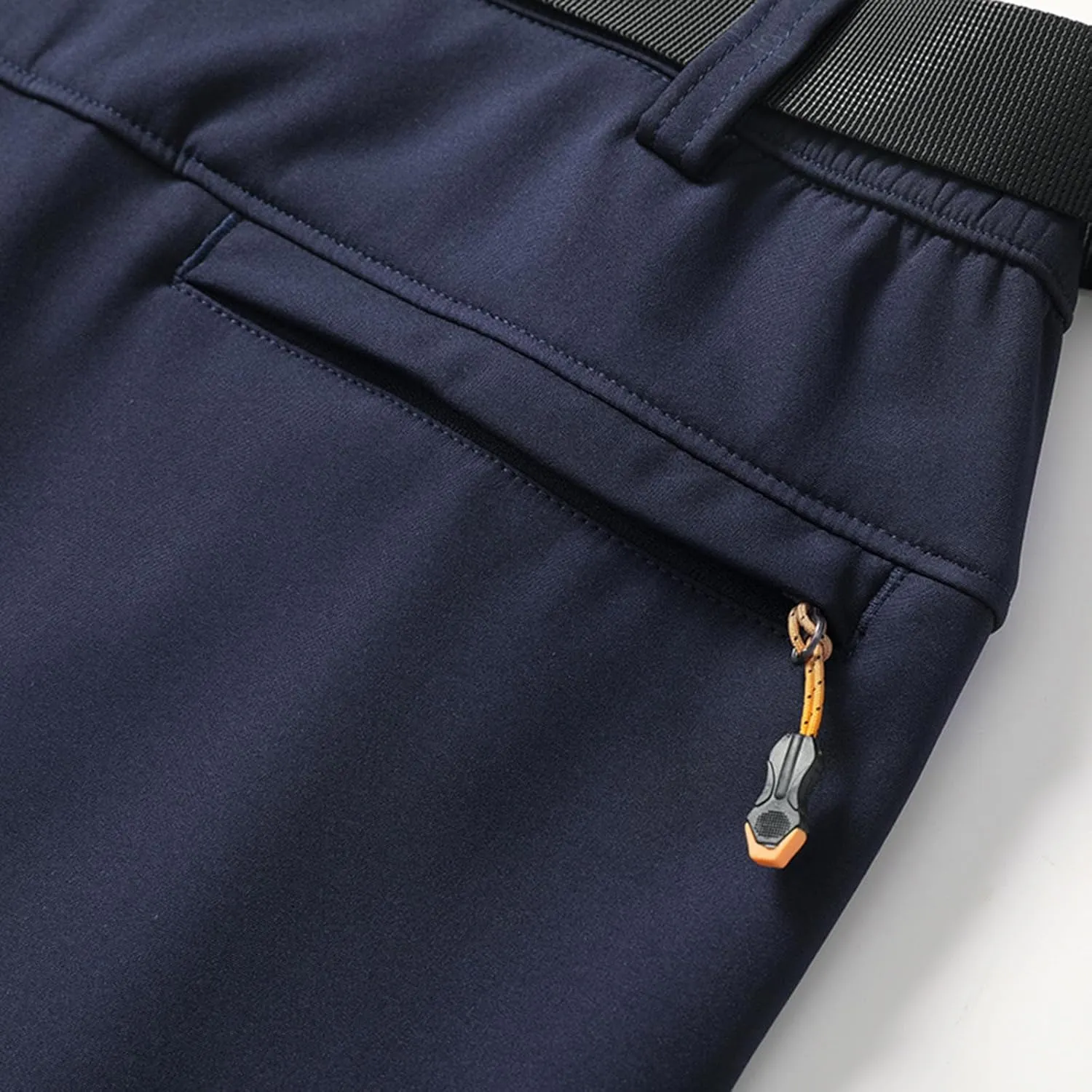 Snow Pants Men Waterproof Outdoor Hiking Ski Snowboard Pants Softshell Fleece Lined Winter Pants with Pockets