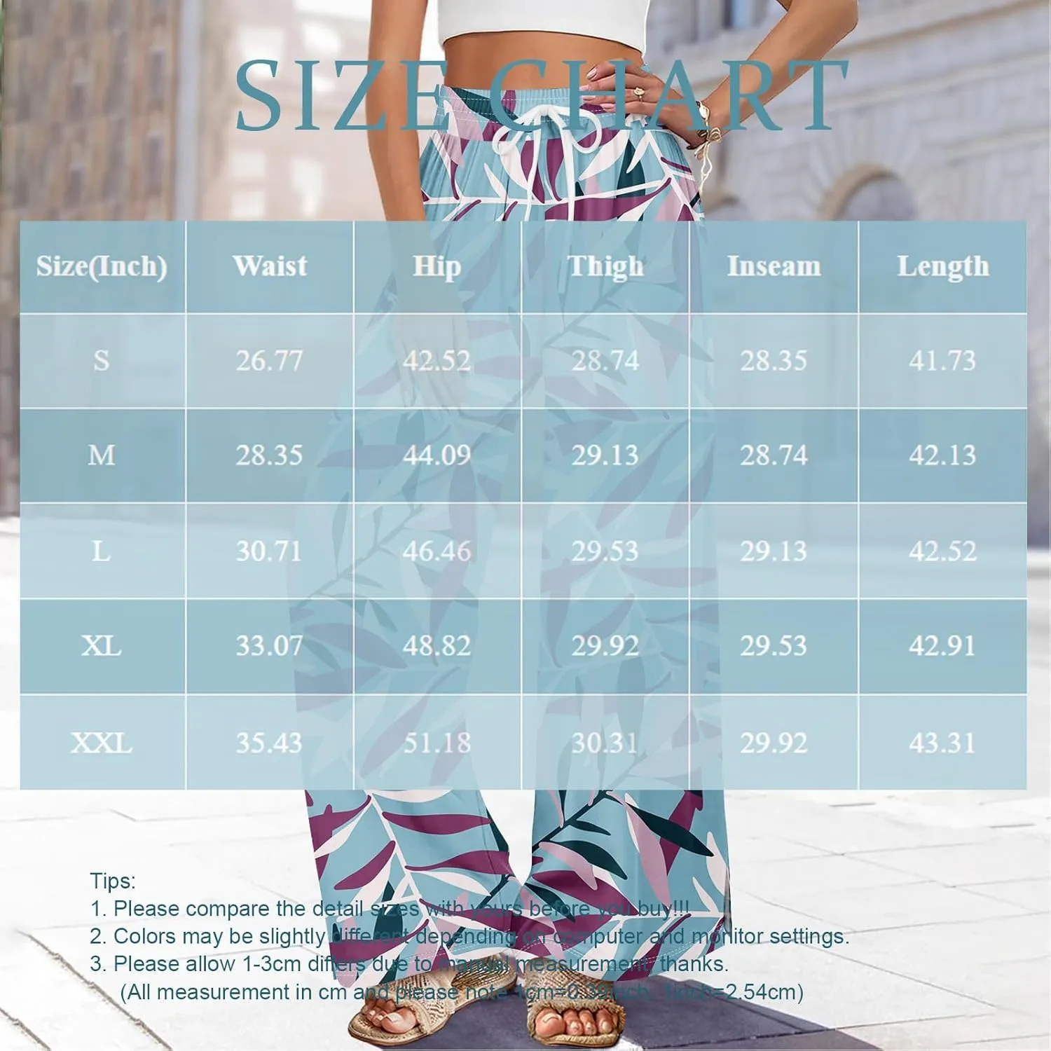 Summer Wide Leg Pants for Women High Waistd Flowy Pants Side Split Drawstring Elastic Waist Solid with Pockets Outfits