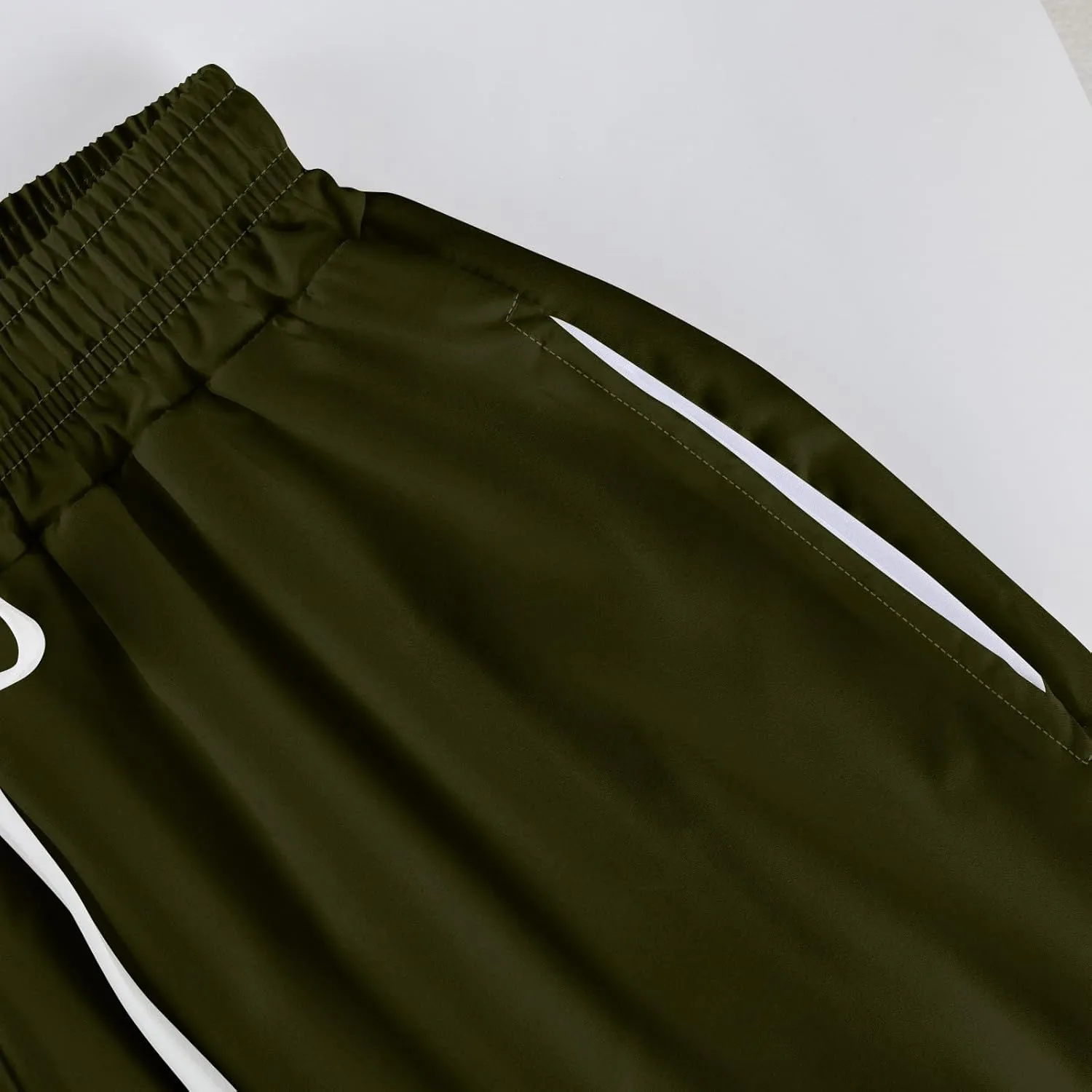 Summer Wide Leg Pants for Women High Waistd Flowy Pants Side Split Drawstring Elastic Waist Solid with Pockets Outfits
