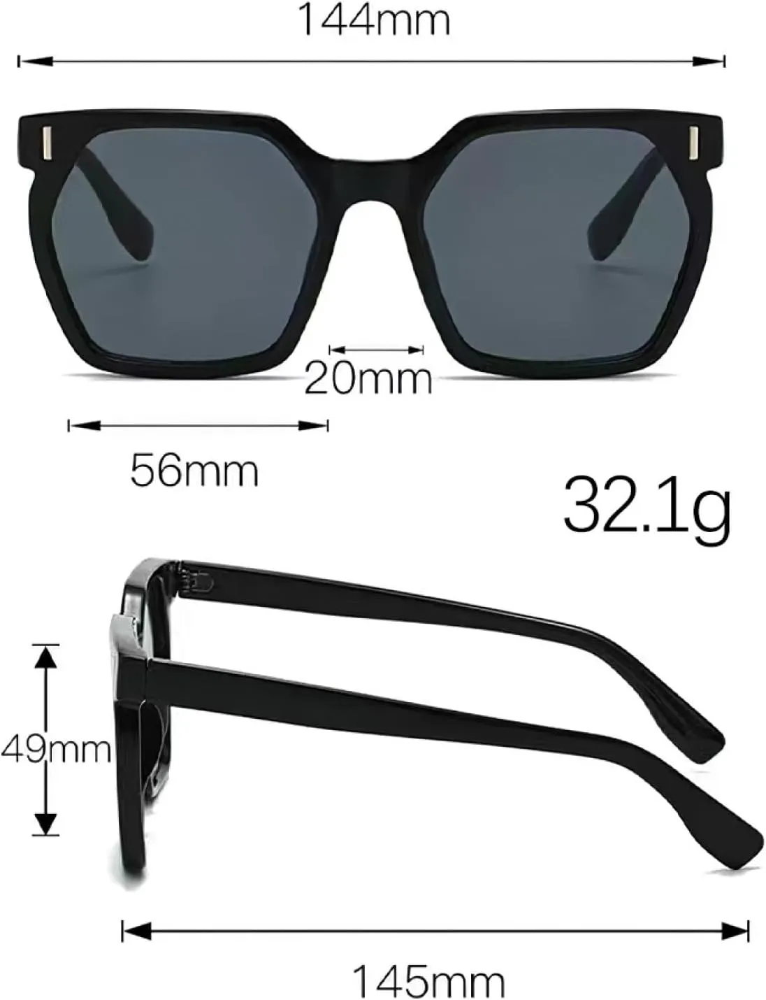 Sunglasses for Women Elegant Fashionable Women Glasses with Unique Frames