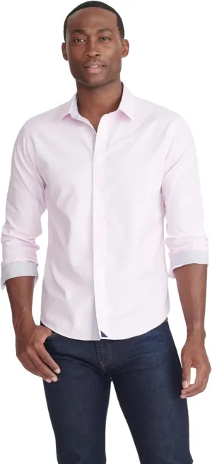 UNTUCKit Douro - Untucked Shirt for Men, Long Sleeve, Wrinkle-Free, Slim Fit