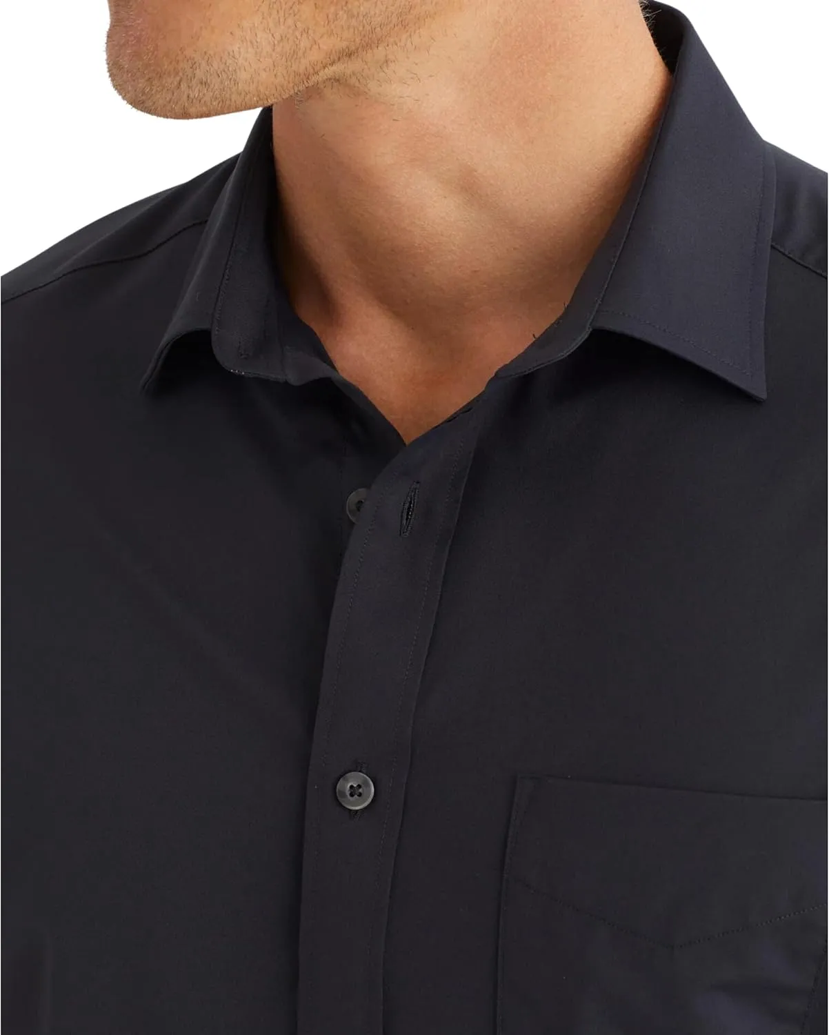 UNTUCKit Gironde - Untucked Performance Shirt for Men, Short Sleeve, Wrinkle-Free, Slim Fit