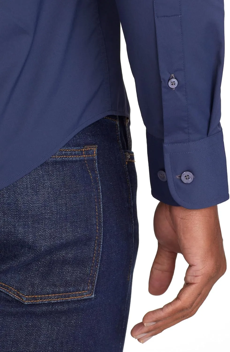 UNTUCKit Gironde - Untucked Shirt for Men, Short Sleeve, Wrinkle-Free