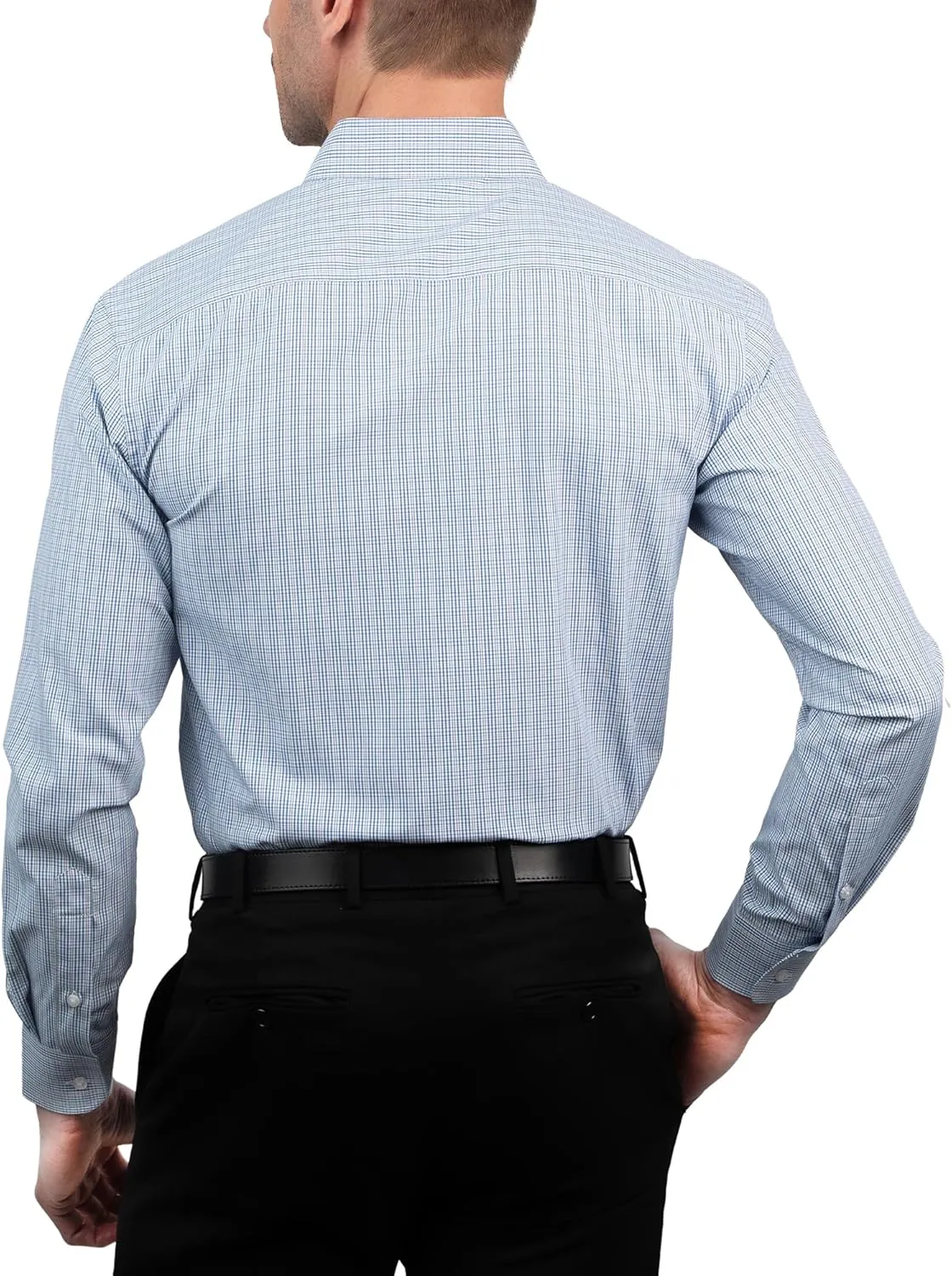 U.S. Polo Assn. Slim Fit Long Sleeve Button Down Dress Shirts for Men Wrinkle Free Long Sleeve Shirt Mens Formal Stretch