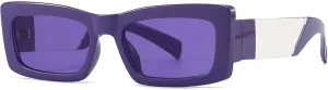 Vintage Small Rectangle Gradient Sunglasses for Women Fashion Frame Elegant
