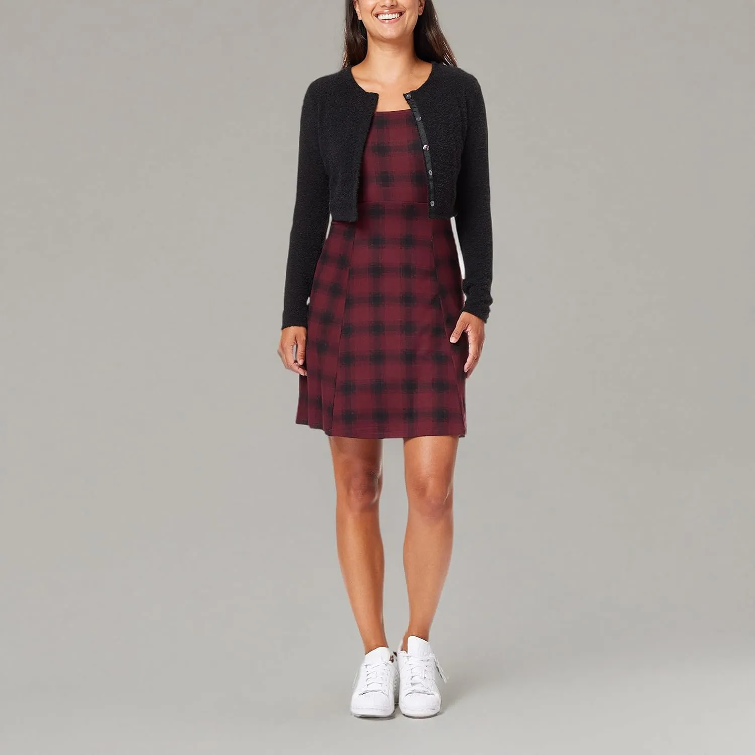 WallFlower Women's 2-Piece Sweater and Dress Set, Elegant Teacher Looks