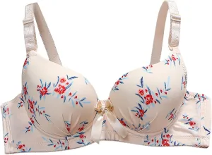 Women High Support Breathable Bralettes No Underwire Push Up Seamless Bras Wirefree Full Coverage Bralette