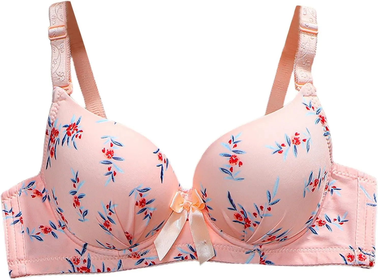 Women High Support Breathable Bralettes No Underwire Push Up Seamless Bras Wirefree Full Coverage Bralette