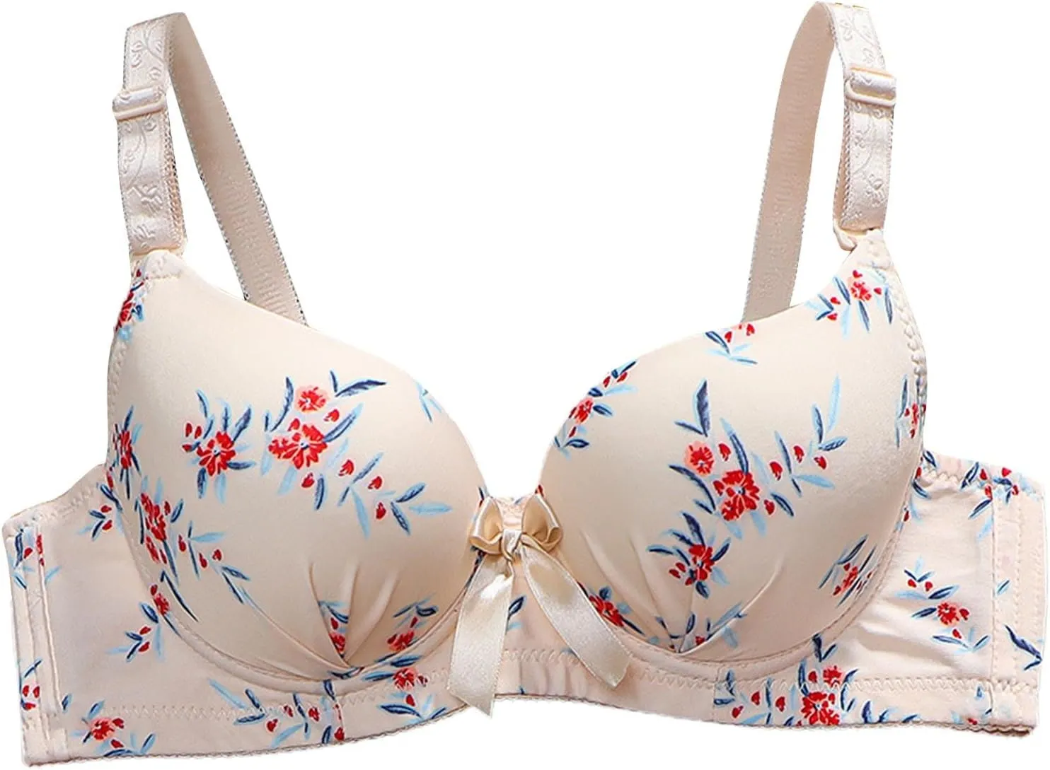 Women High Support Breathable Bralettes No Underwire Push Up Seamless Bras Wirefree Full Coverage Bralette