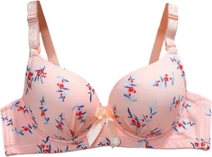 Women High Support Breathable Bralettes No Underwire Push Up Seamless Bras Wirefree Full Coverage Bralette