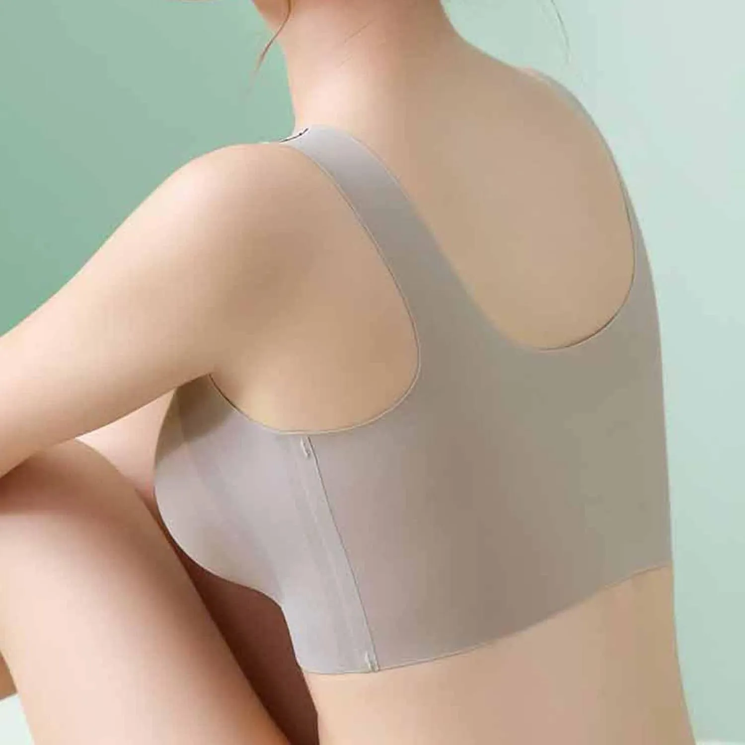 Women's Lace Wireless Nursing Bra with Front Button Supportive Soft Stretchy Comfortable Everyday Wireless Bralettes