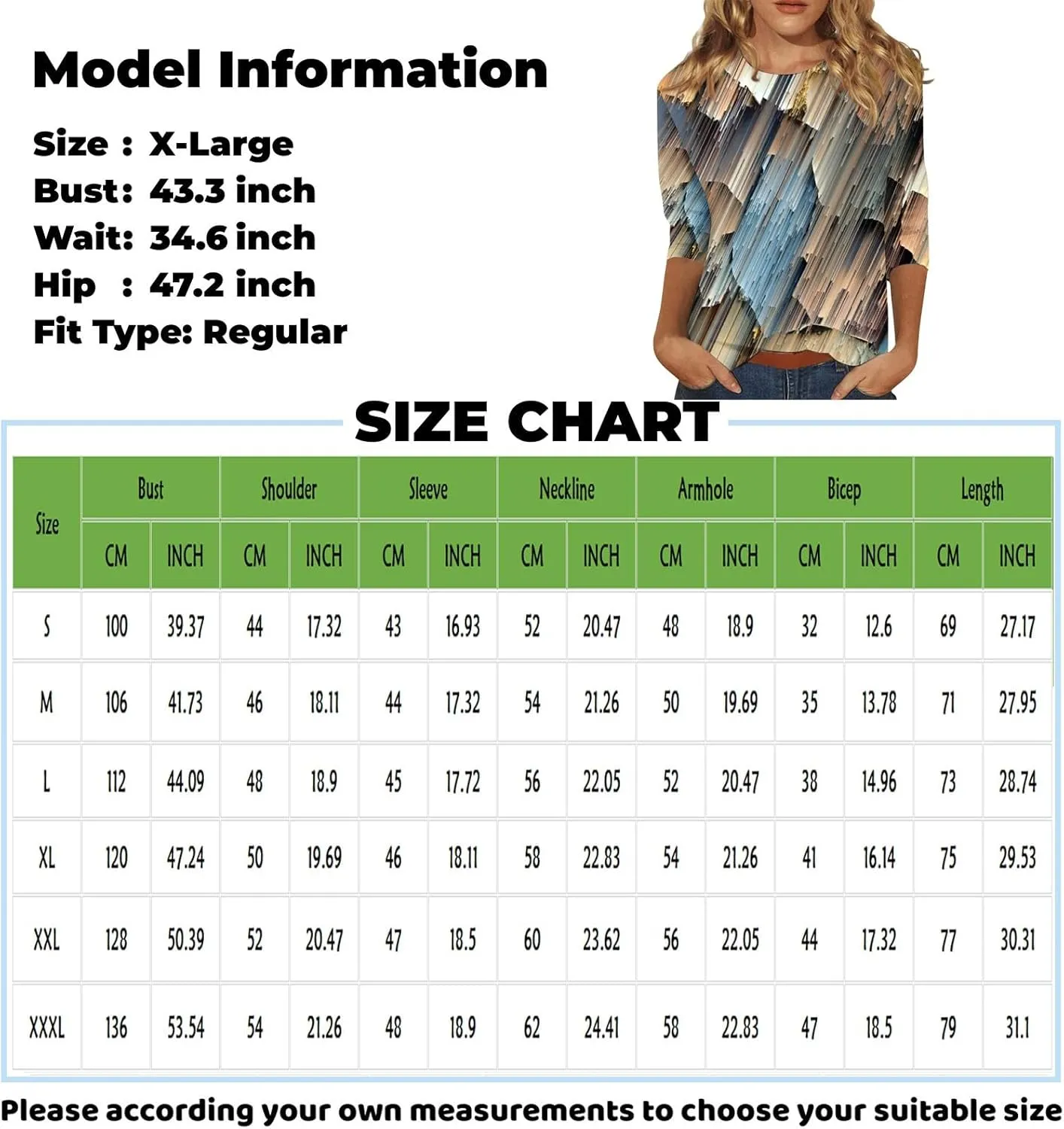 Womens Spring Tops 2024 Daily Basic Round Neck Blouse Vacation Trendy Summer Shirts Casual Loose Comfy T Shirt