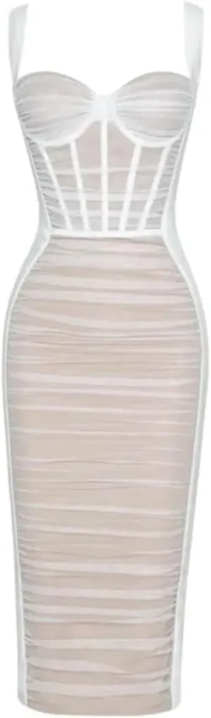 Women's Sweetheart Neck Sleeveless Slim Party Evening Dress Strap Bodycon Club Dress