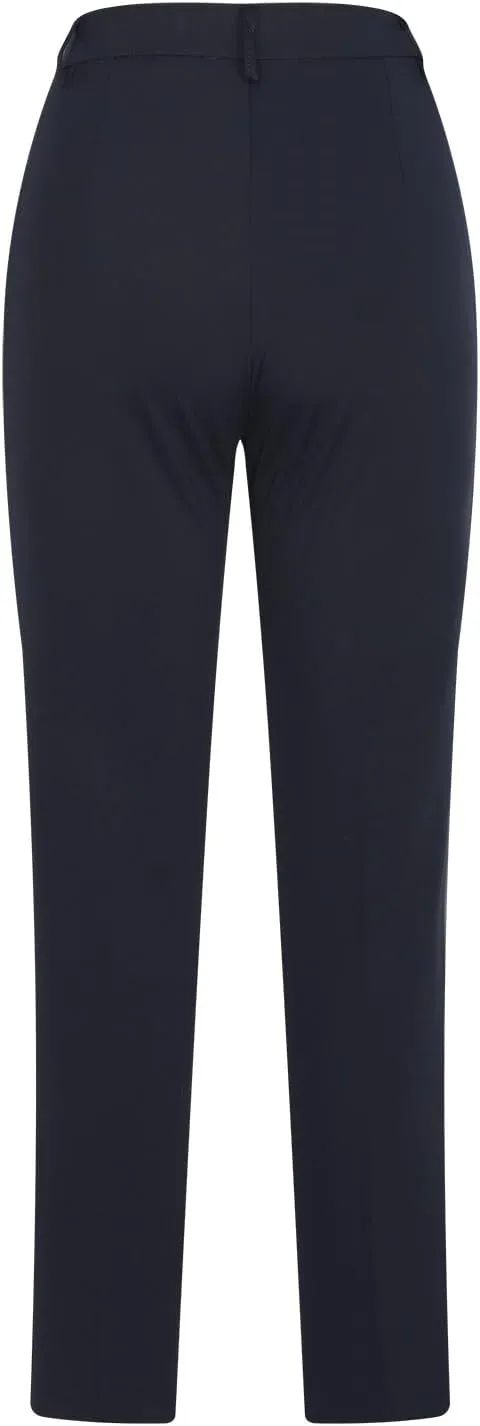 Women's Work Suit Pants Dressy Business Office Casual Slacks Stretchy Straight Leg Slim Fitted Trousers with Pockets