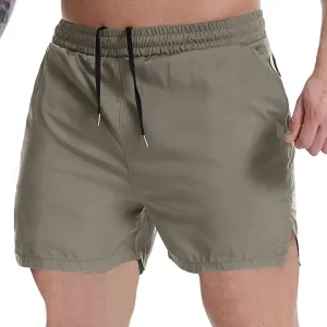 Xiaojmake Mens Bodybuilding Shorts 3 Inch Inseam Drawstring Gym Workout Short Quick Dry Running Athletic Short with Pockets
