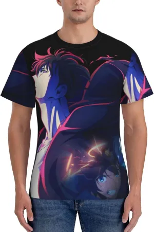 Youth & Adult Mens T-Shirt Stylish Short Sleeve Daily Shirt Gym Workout Tops