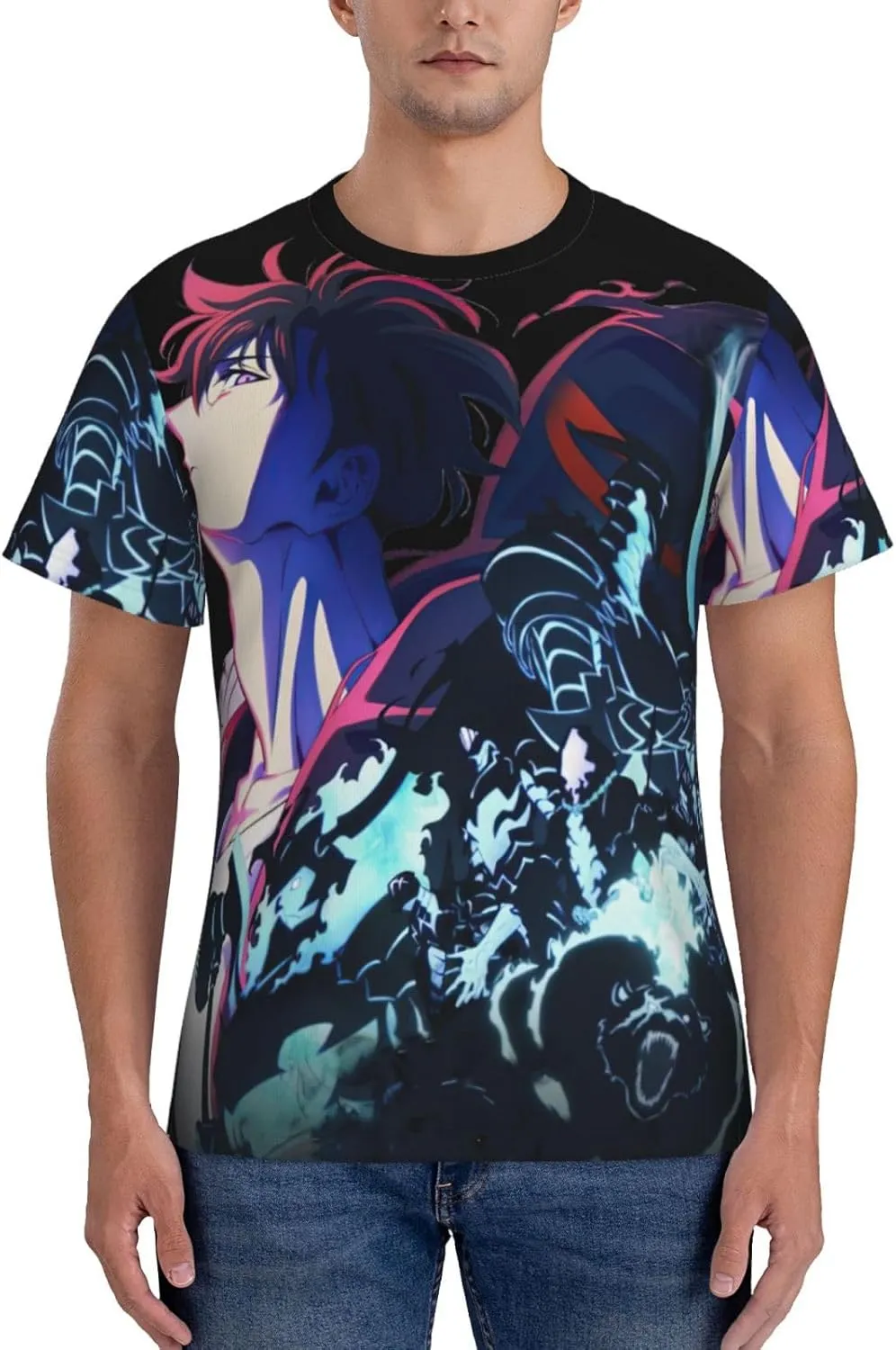 Youth & Adult Mens T-Shirt Stylish Short Sleeve Daily Shirt Gym Workout Tops